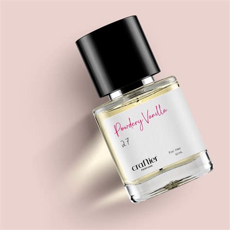 elegant powdery vanilla perfume.